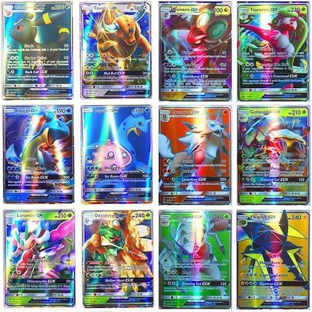 100 Adet Gx Mega Efsanevi Pokemon Kartları