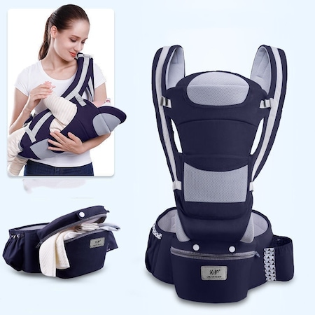 Ergonomik Anakucağı Kanguru Bebek Taşıyıcı Fonksiyonel Çantalı Kanguru Bebek Sling