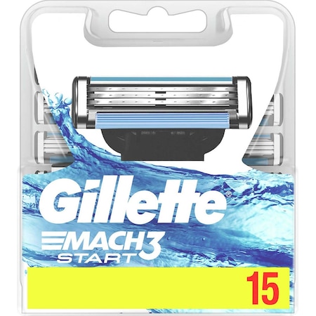 Gillette Mach 3 Start Yedek Tıraş Bıçağı 15'li