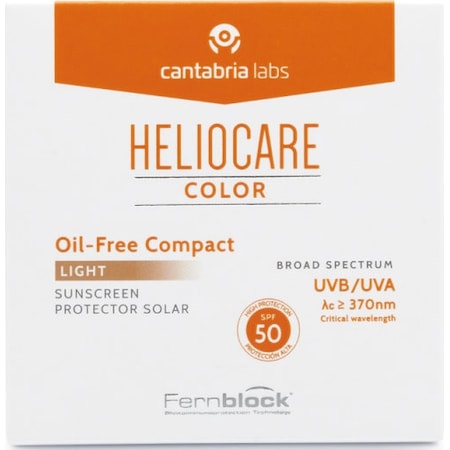 Heliocare Compact Oil Free Light SPF 50 Açık Ten Pudra 10 G