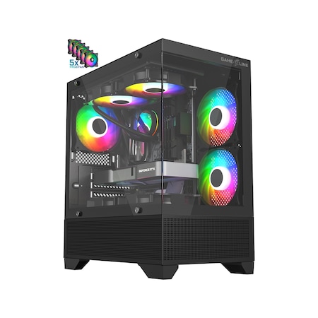 Gameline Armor 5x F-RGB Fan Temperli Cam USB 3.0 Gaming Bilgisayar Kasası