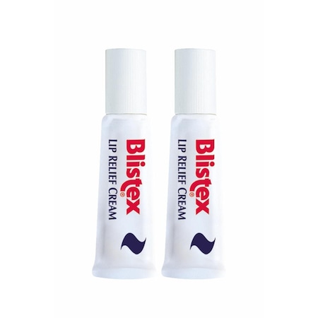Blistex Lip Relief Cream SPF10 Çatlamış Dudaklar için Bakım Kremi 2 x 6 ML