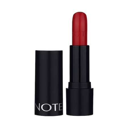 Note Cosmetics Deep Impact Lipstick Kremsi Dokulu Yarı Parlak Ruj 13 Impressive Red - Kırmızı