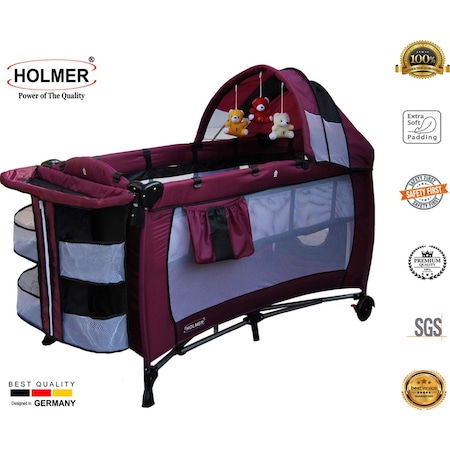 Holmer Kids Maxi Comfort Eurostyle Oyun Parkı Park Yatak 60 x 120 CM