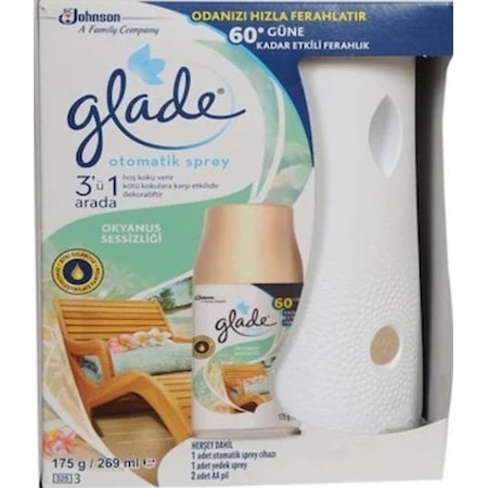 Glade Otomatik Sprey + Okyanus Sessizliği Yedek 269 ML