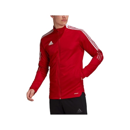 Adidas Tiro21 Tk Jkt Erkek Futbol Ceketi Gm7308 Kırmızı