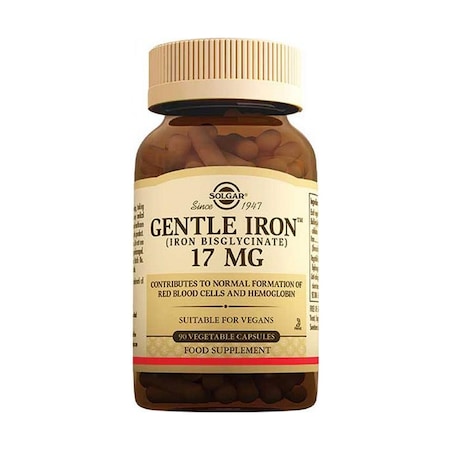 Solgar Gentle Iron 17 Mg 90 Kapsül