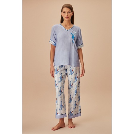 Suwen Emily Pijama Takımı Sh24790660956