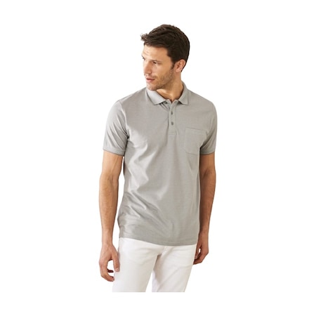 Ac&Co / Altınyıldız Classics Polo Yaka Cepli Regular Fit Bol Kesim Düz Tişört - 465114609