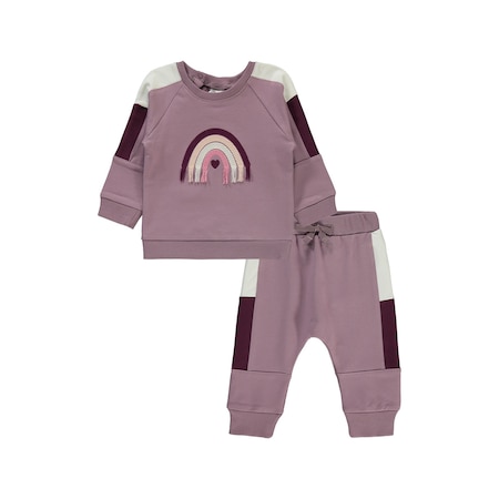 Civil Baby Kız Bebek Takım 6-18 Ay Leylak Lila 17330f744k31