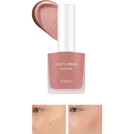 Missha A'PIEU Juicy Pang Blusher Rose Dust Işıltılı Gül Kurusu Likit Allık Parlak Görünümlü - SPK01