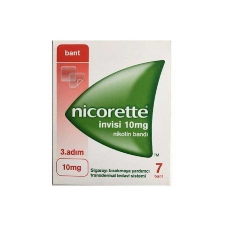 Nicorette Invisi 3. Adım Nikotin Bandı 10 MG