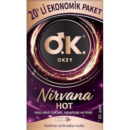 Okey Nirvana Hot Prezervatif 20'li