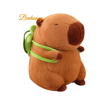 Beehoney Capybara Kemirgen Peluş Oyuncak Geri Kaplumbağa Sevimli Karikatür Hayvan Hydrochoerus Peluş Bebek Yumuşak Oyuncak Noel Hediyesi Oyuncaklar