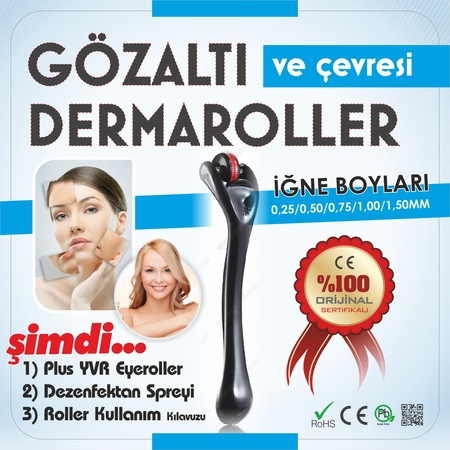 180 Igne Gozalti Derma Roller Titanyum Dermaroller Orj Dermacild Fiyatlari Ve Ozellikleri