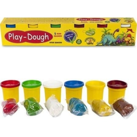 Play Dough Oyun Hamuru 6'lı Set