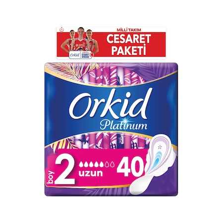 Orkid Platinum Milli Takım Cesaret Paketi Boy 2 Uzun 2 x 20'li