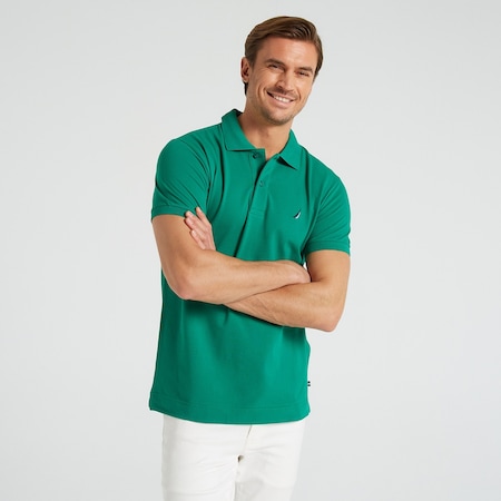 Nautica Erkek Yeşil Classic Fit Kısa Kollu Polo K35501T 3Ha