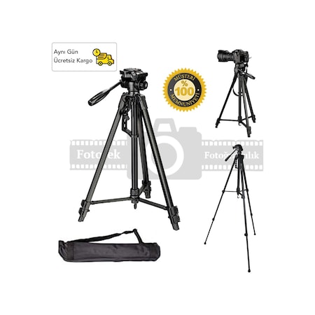 Nikon D5100 Için 135Cm Dslr Tripod Fotoğraf Makinesi Tripot