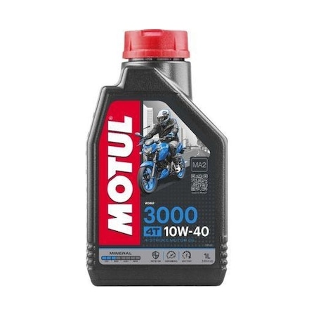 Motul 3000 10W-40 4T Motosiklet Motor Yağı 1 L - 12 Adet