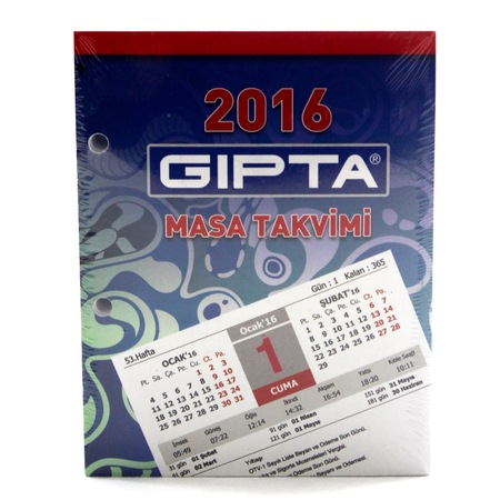 Gipta 2017 Masa Takvimi 365 Gtb 10x13cm N11 Com