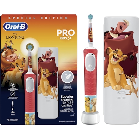 Oral-B Vitality Pro Lion King Özel Seri Çocuklar İçin Şarj Edilebilir Diş Fırçası