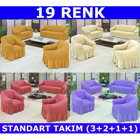 Evory Home Burumcuk Koltuk Ortusu Standart Takim 3 2 1 1 19 Renk Fiyatlari Ve Ozellikleri