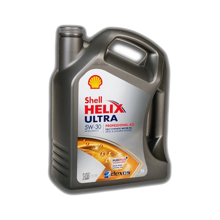 Shell Helix Ultra Pro 5W-30 Ag Dexos2-Acea C3 Dpf Tam Sentetik Motor Yağı 5 L