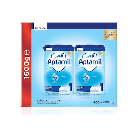 Aptamil 1 Numara Bebek Sütü 2 x 800 G - 0 - 6 Ay