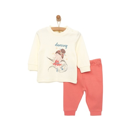 Hellobaby Pijama Takımı 24yhlbkpjm001 Ekru 24YHLBKPJM001_Ekru