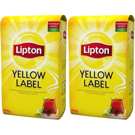 Lipton Yellow Label Siyah Çay 2 x 1 KG