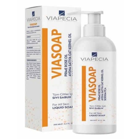 Viapecia Viasoap Egzama & Sedef Kaşıntılı Ve Kuru Ciltler İçin Sıvı Sabun