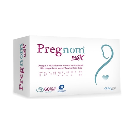 Pregnom Max 60 Softjel Kapsül