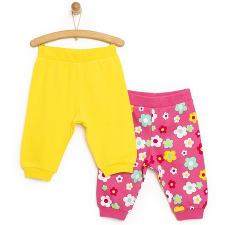 Hellobaby Basic Papatya Desenli 2li Patiksiz Alt Kız Bebek 24yhlbkalt037 Sari 24YHLBKALT037_Sari