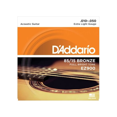 D'addario Ez900 85/15 Bronze Akustik Gitar Teli 10-50