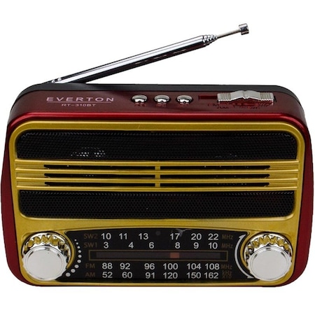 Everton Rt-310 Bluetoothlu Nostaljik Radyo Usb Mp3 Player