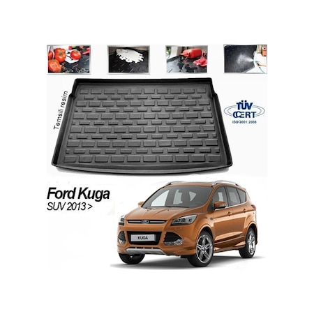 Ford KUGA 2013-2019 3D Lüx Bagaj Havuzu