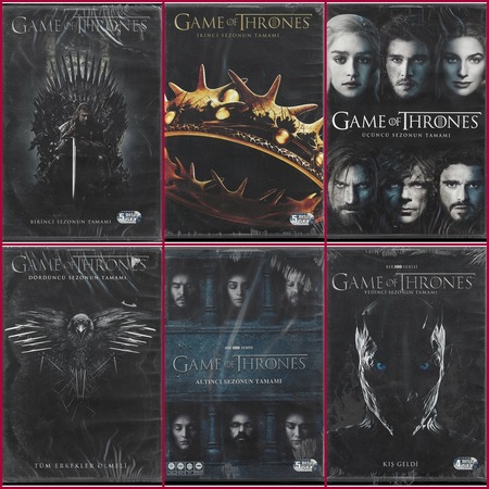 Game Of Thrones Seasons Taht Oyunları 1-2-3-4-6-7. Sezon Dvd