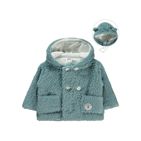 Civil Baby Erkek Bebek Kapüşonlu Mont 6-18 Ay Haki 21330f887k31