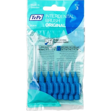 Tepe Interdental Arayüz Fırçası 8'li 0.6 MM