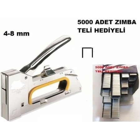 Zmk Sfd Profesyonel 4 - 8 MM Mekanik Zımba Tabancası + 5000 Adet Tel