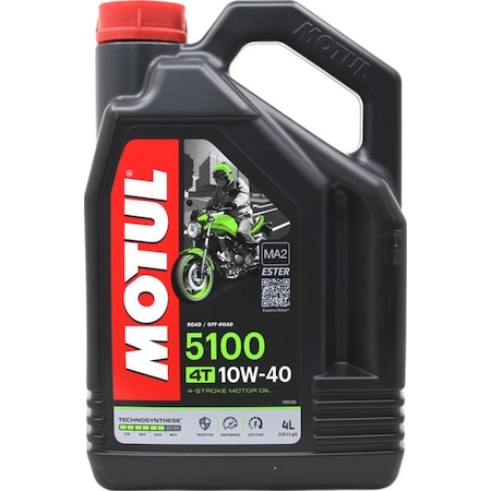 Motul 5100 10W-40 4T Motosiklet Motor Yağı 4 L