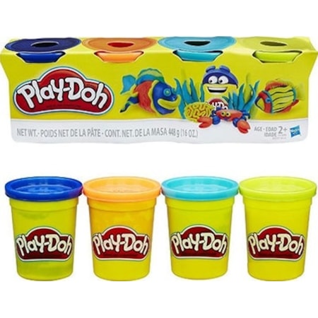 Play Doh 4'lü Oyun Hamuru 448 G B5517