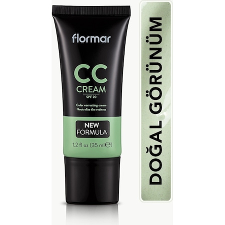 Flormar Kızarık Görünüm Önlemeye Yardımcı Cc Krem - Cc Cream - Cc02 Antiredness - 8690604534715