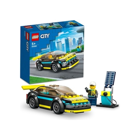 LEGO® City Elektrikli Spor Araba 60383 5+ Yaratıcı Oyuncak Yapım Seti - 95 Parça