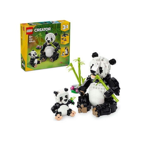 LEGO® Creator 3’ü 1 Arada Vahşi Hayvanlar: Panda Ailesi 31165