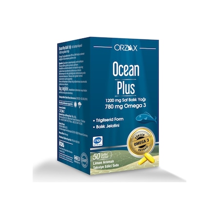 Ocean Plus Balık Yağı Omega3 1200 Mg 50 Softjel Kapsül
