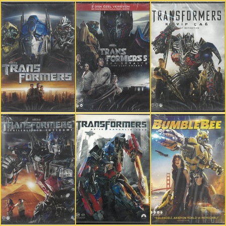 Transformers+Bumblebee 6 Film Dvd Set Türkçe Dublaj Ve Altyazılı