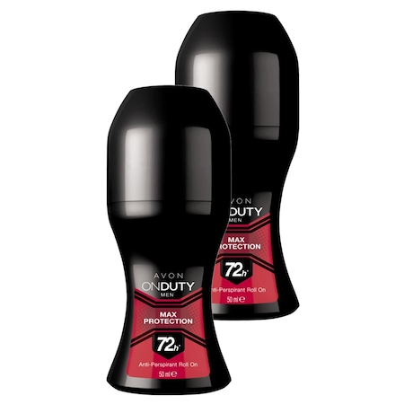 Avon Onduty Max Protection 72H Erkek Roll-On Deodorant 2 x 50 ML