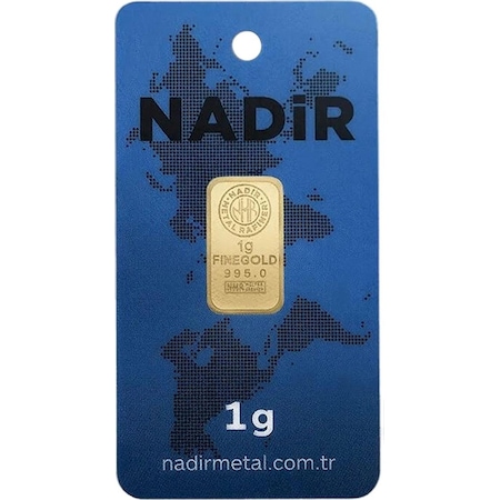 Nadir Gold Dikdörtgen 24 Ayar Gram Altın 1 G